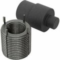 Bsc Preferred Black-Phosphate Steel Key-Locking Inserts with Installation Tool Thick Wall 3/4-16 Thread Size 90245A059